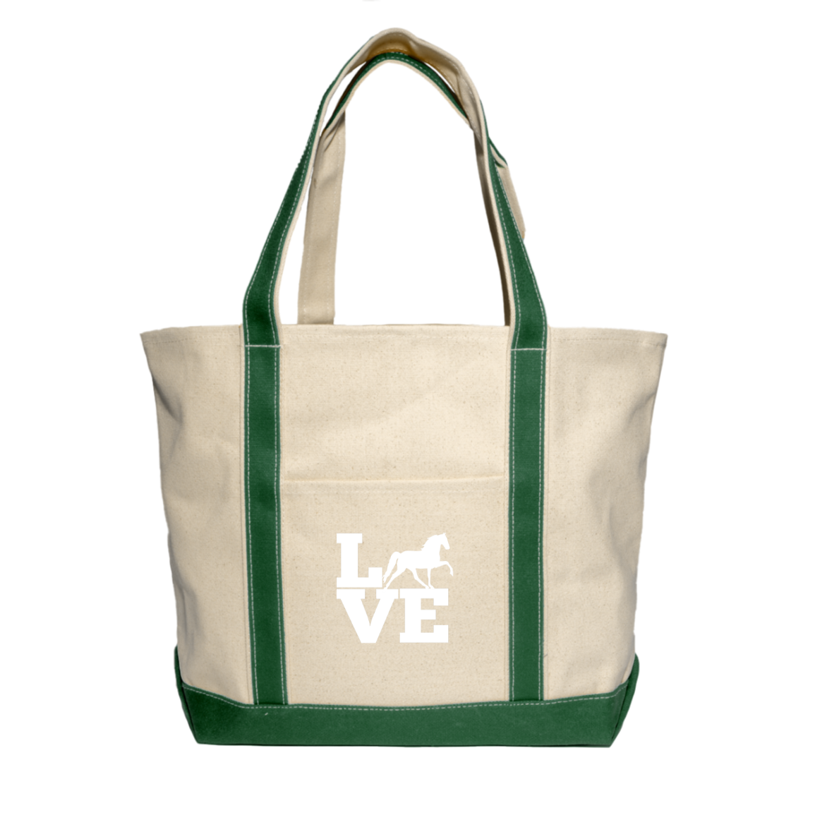 Love (TWH Pleasure) 8872 Liberty Bags XL Cotton Canvas Boat Tote