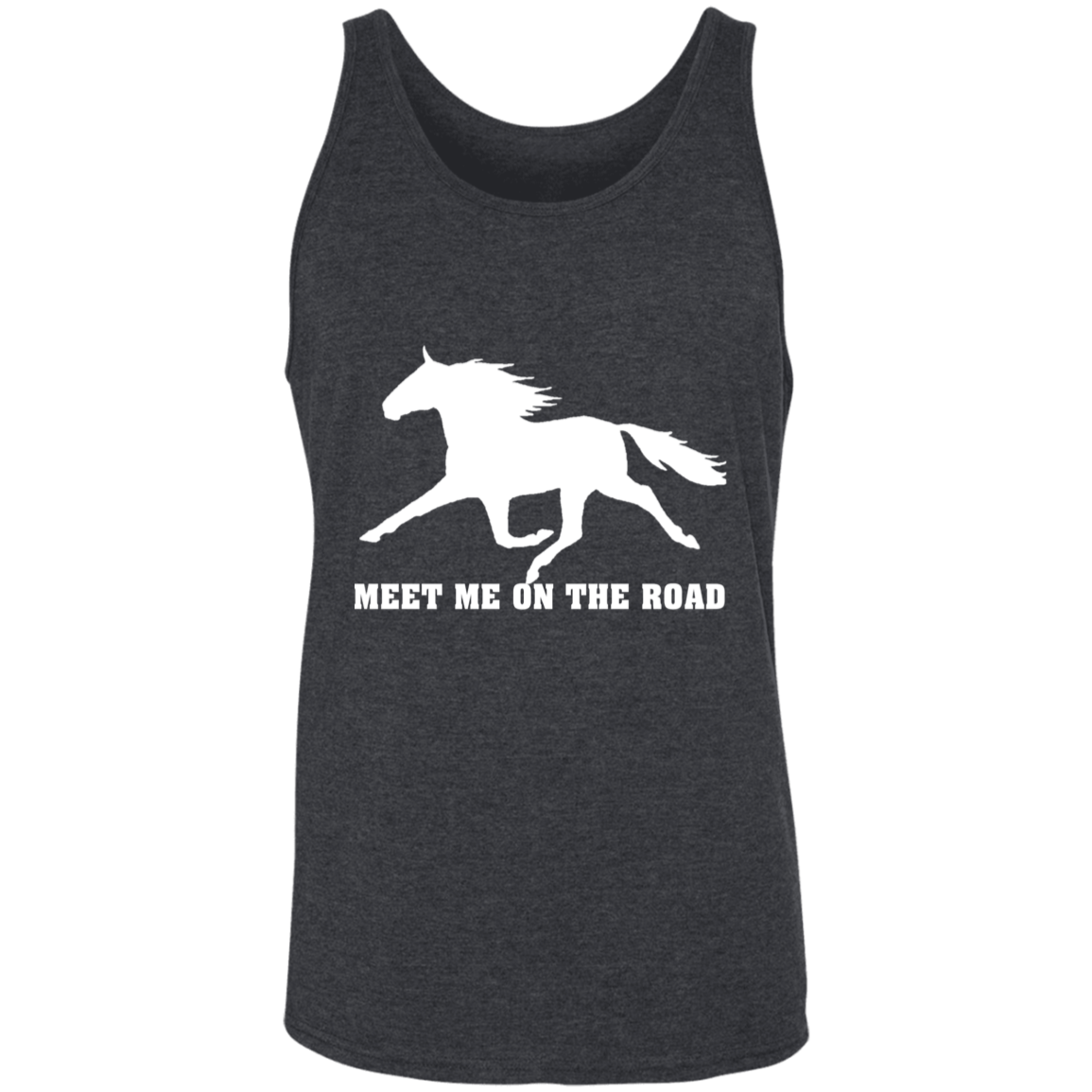 MEET ME ON THE ROAD (WHITE) 3480 Unisex Tank