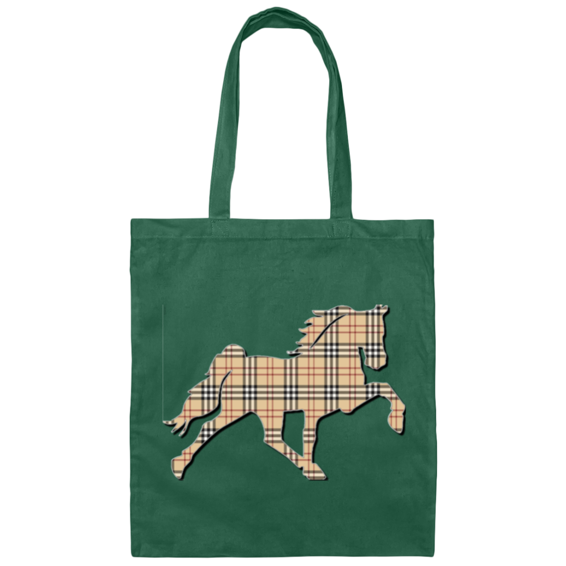 TENNESSEE WALKING HORSE DESIGN 3 JMD (BURBURY) BE007 Canvas Tote Bag