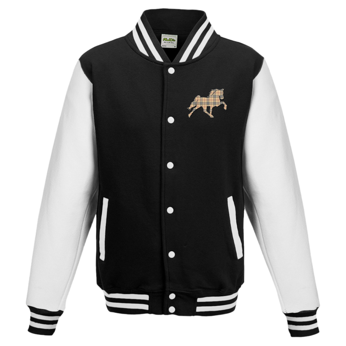 TENNESSEE WALKING HORSE DESIGN 3 JMD (BURBURY) JHA043 AWDis Mens Letterman Jacket