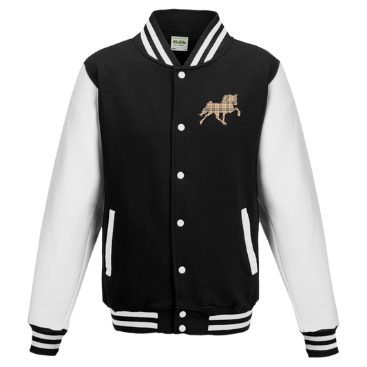 TENNESSEE WALKING HORSE DESIGN 3 JMD (BURBURY) JHA043 AWDis Mens Letterman Jacket