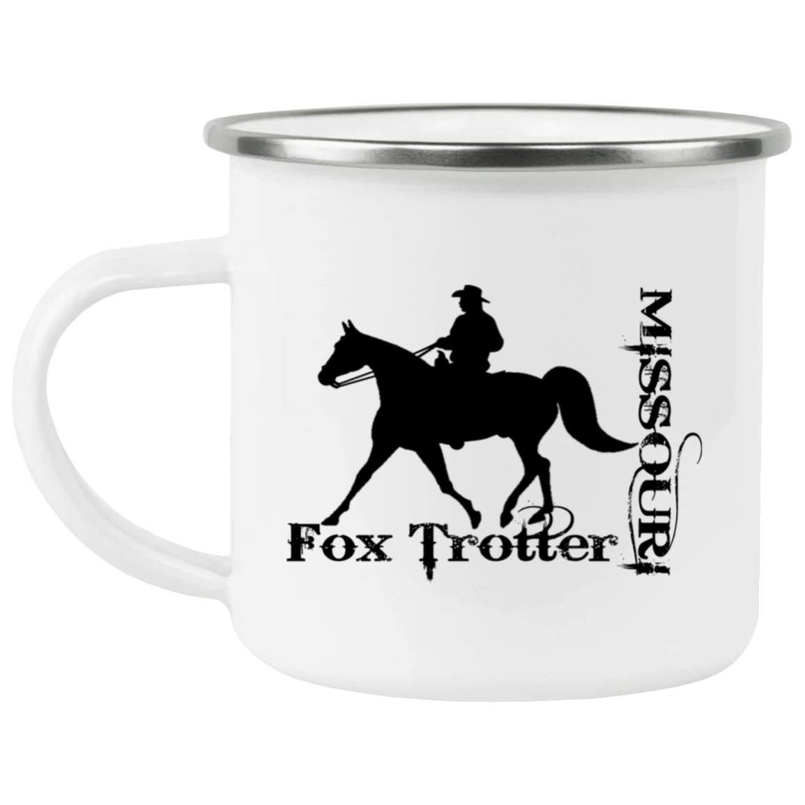 MISSOURI FOX TROTTER TUMBLER ART 21271 Enamel Camping Mug