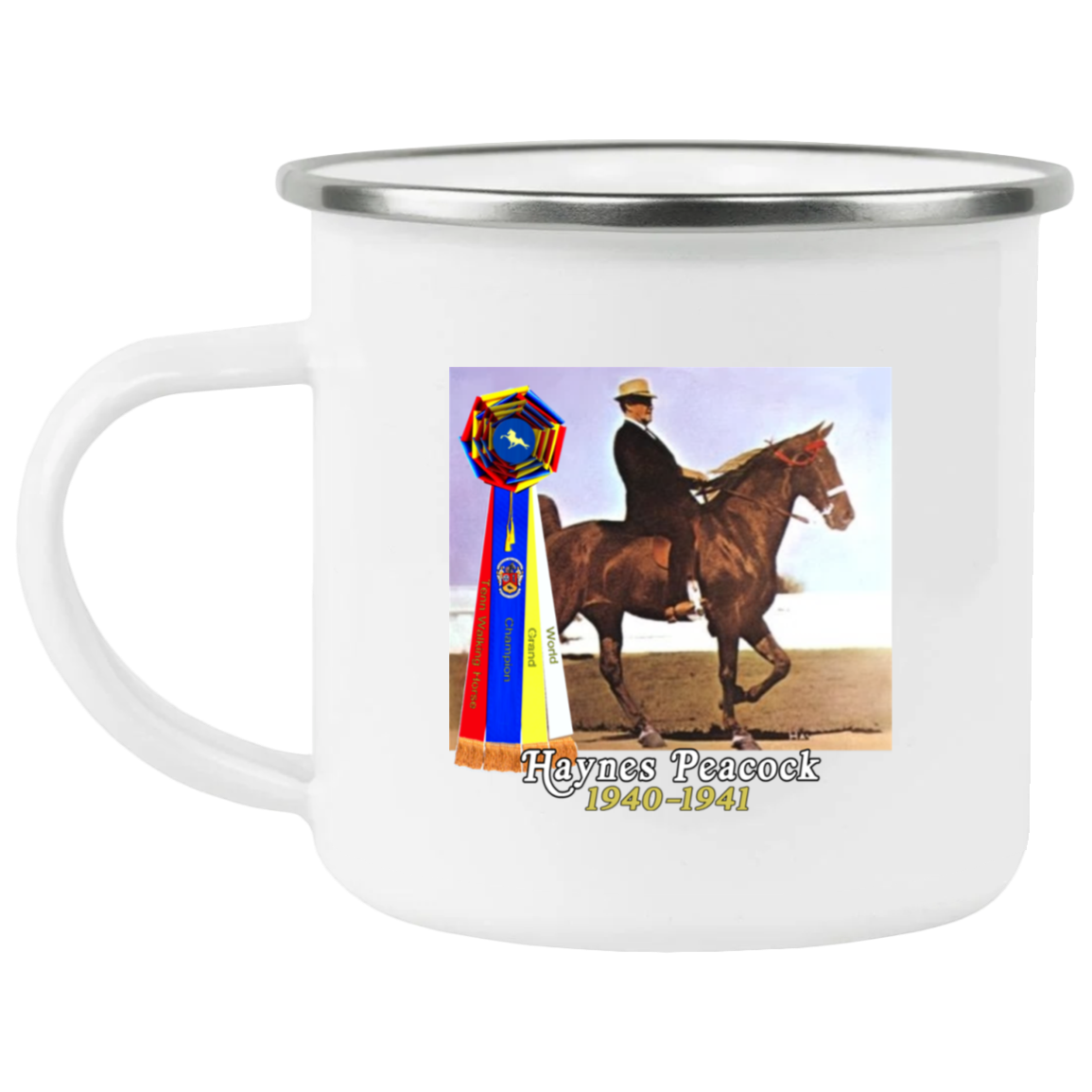 WGC HAYNES PECOCK 21271 Enamel Camping Mug