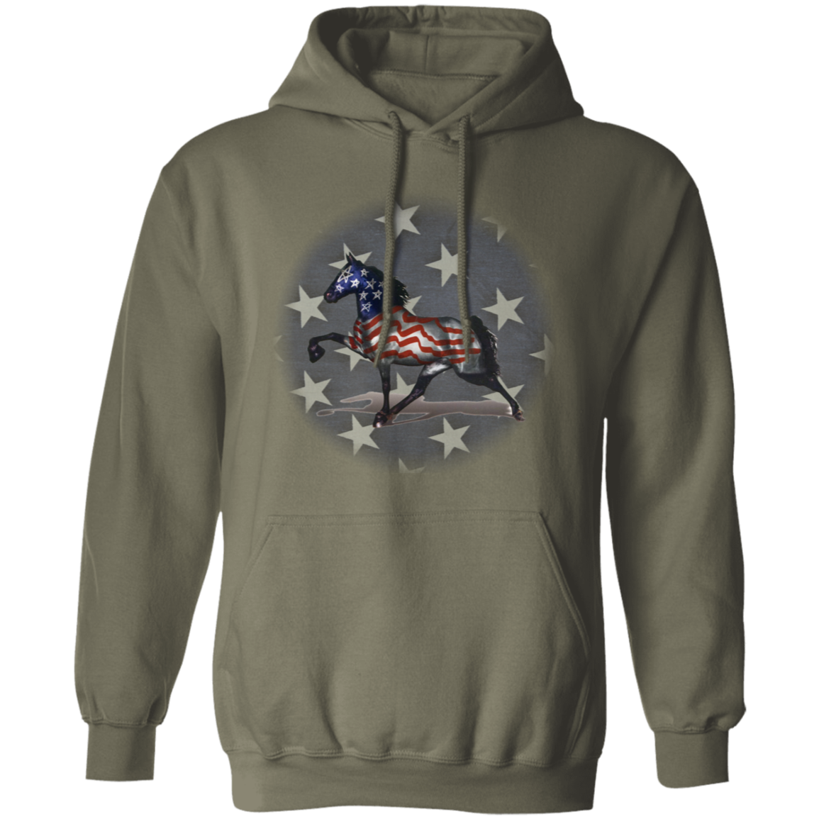 AMERICA'S HORSE G185 Gildan Pullover Hoodie