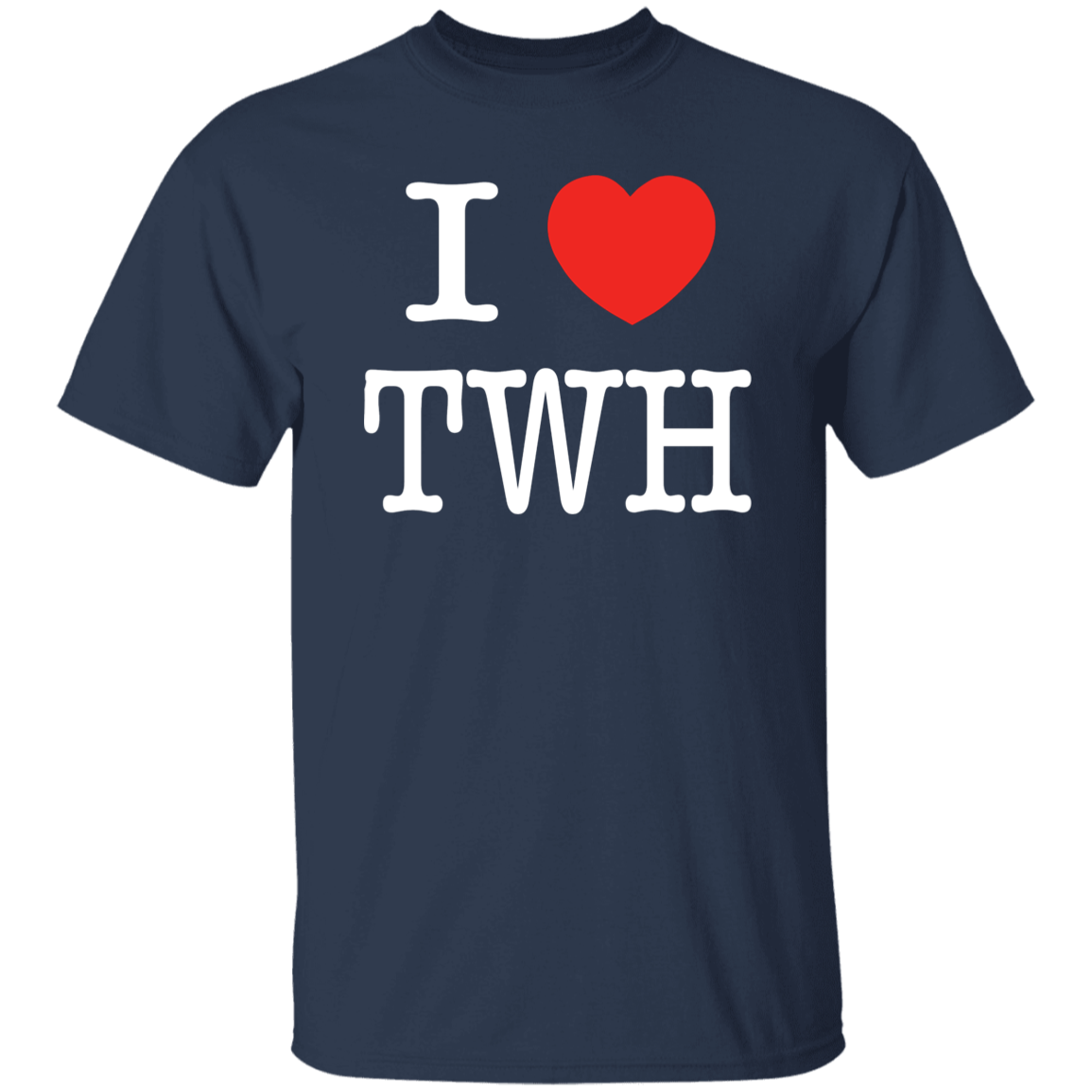 I LOVE TWH WHITE G500 5.3 oz. T-Shirt