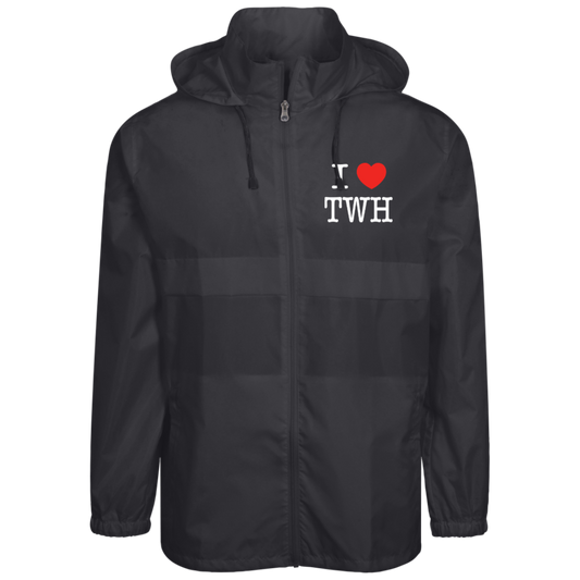 I LOVE TWH WHITE TT73 Team 365 Mens Zone Protect Lightweight Jacket