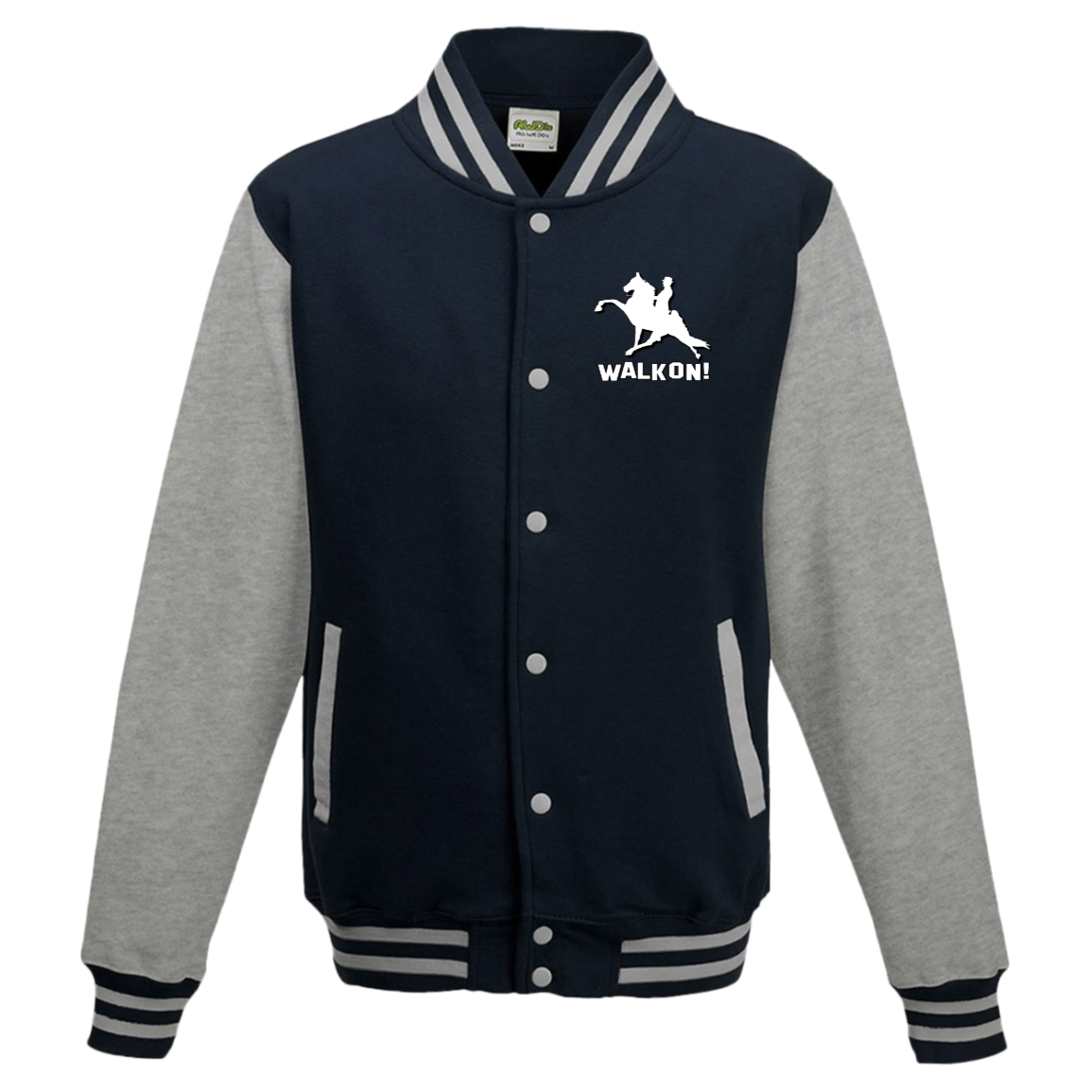 Walk On JHA043 AWDis Mens Letterman Jacket