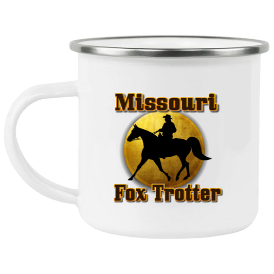 MISSOURI FOX TROTTER 1 21271 Enamel Camping Mug