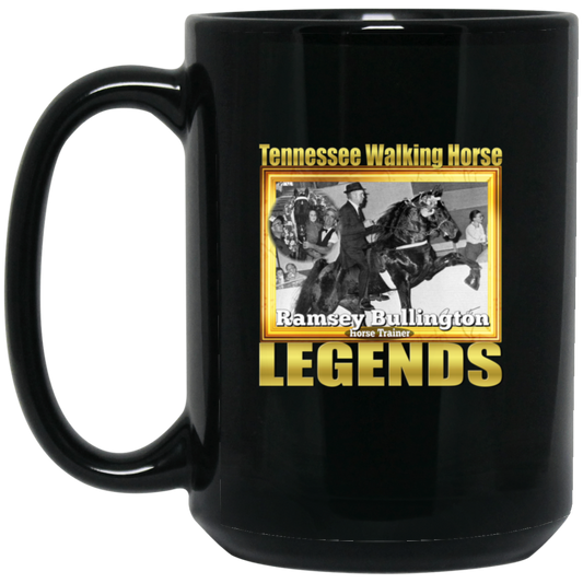 RAMSEY BULLINGTON (Legends Series) BM15OZ 15oz Black Mug