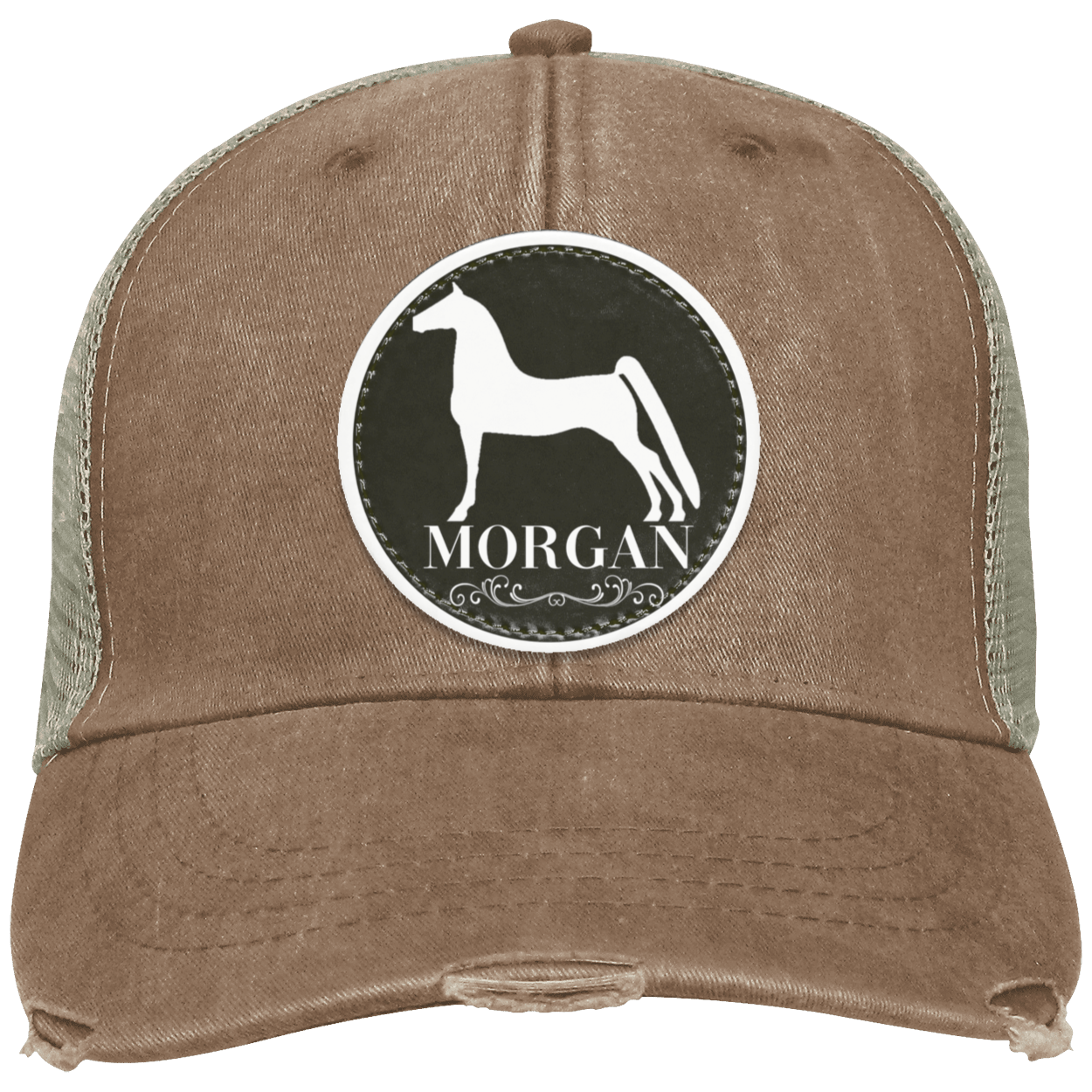 MORGAN Circle OL102 Adams Distressed Ollie Cap