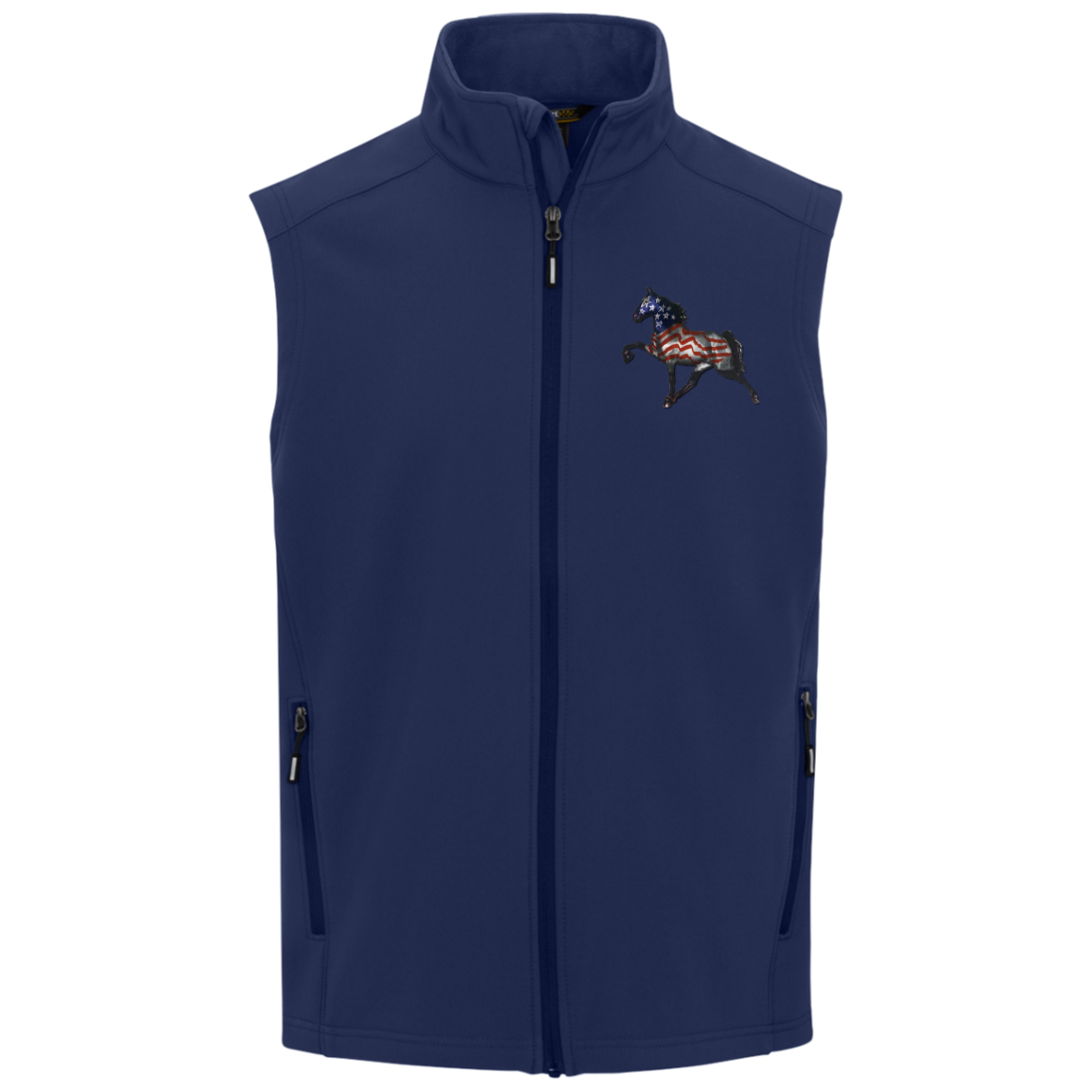 Tennessee Walking Horse Performance All American CE701 Core 365 Mens Cruise Two-Layer Fleece Bonded Soft Shell Vest