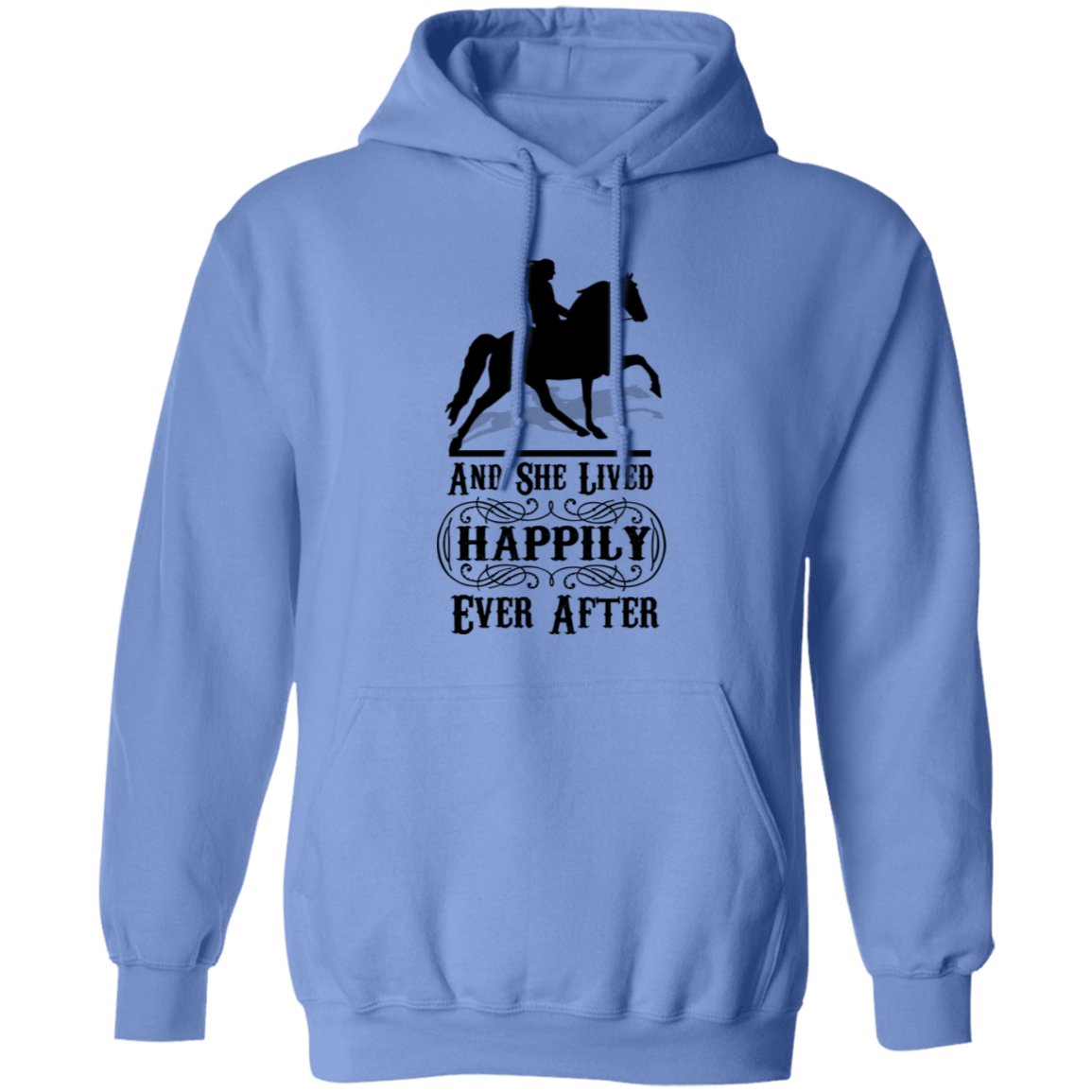 HAPPILY EVER AFTER (TWH Pleasure) Blk G185 Gildan Pullover Hoodie