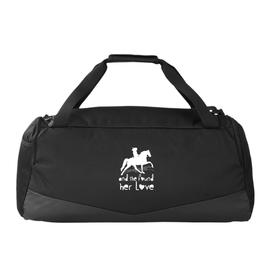 SHE FOUND HER LOVE (TWH pleasure) white art 1369223 Under Armour Undeniable Duffel Bag