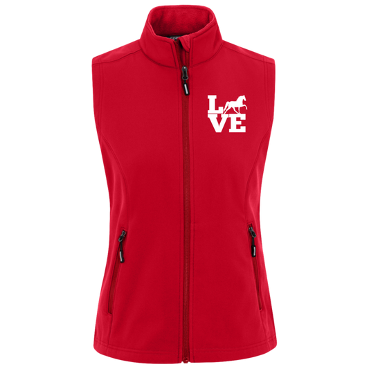 Love (TWH Pleasure) CE701W Core 365 Womens Cruise Two-Layer Fleece Bonded Soft Shell Vest