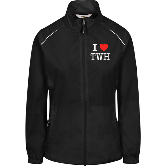 I LOVE TWH WHITE 78183 Core 365 Womens Techno Lite Jacket