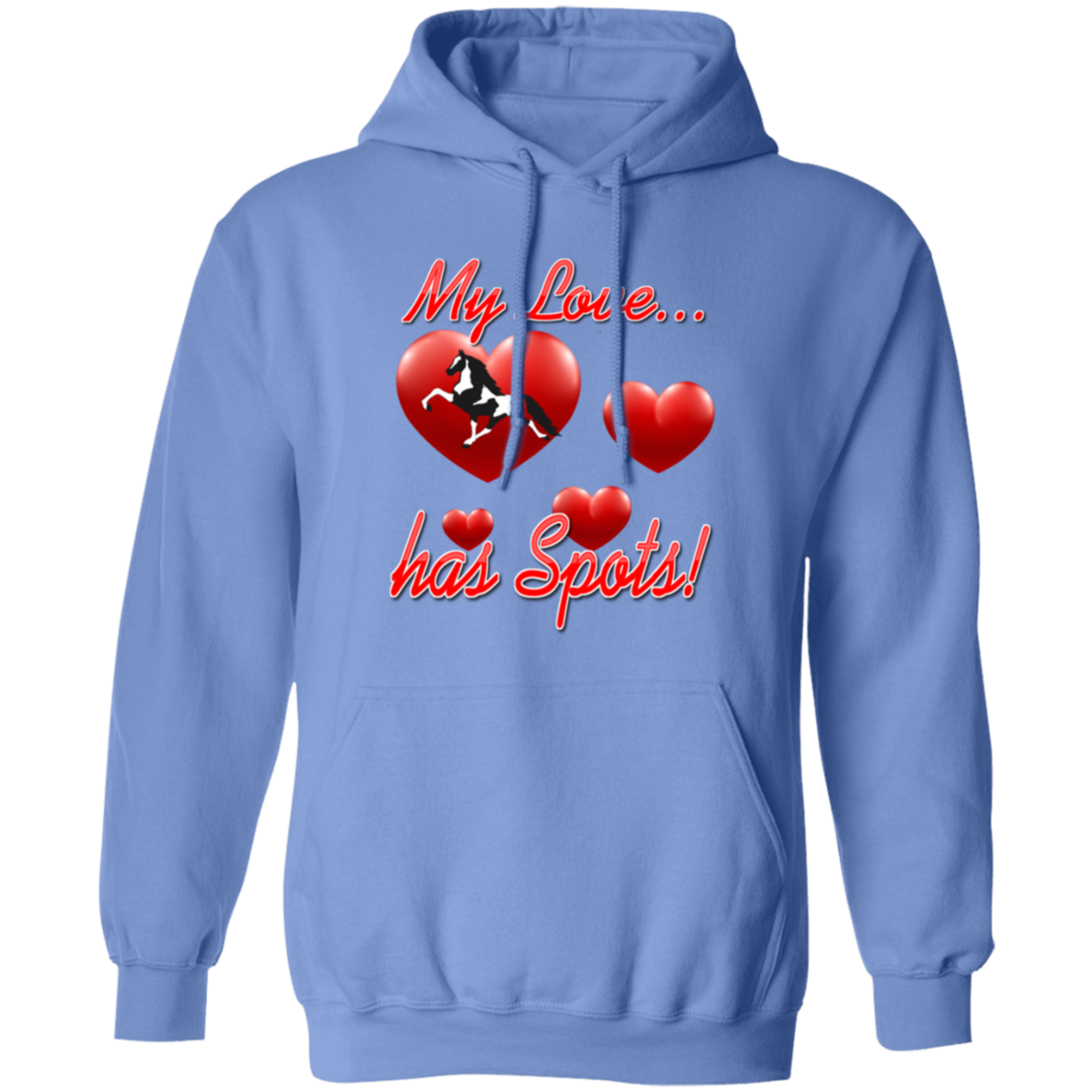 My Love Has Spots G185 Gildan Pullover Hoodie