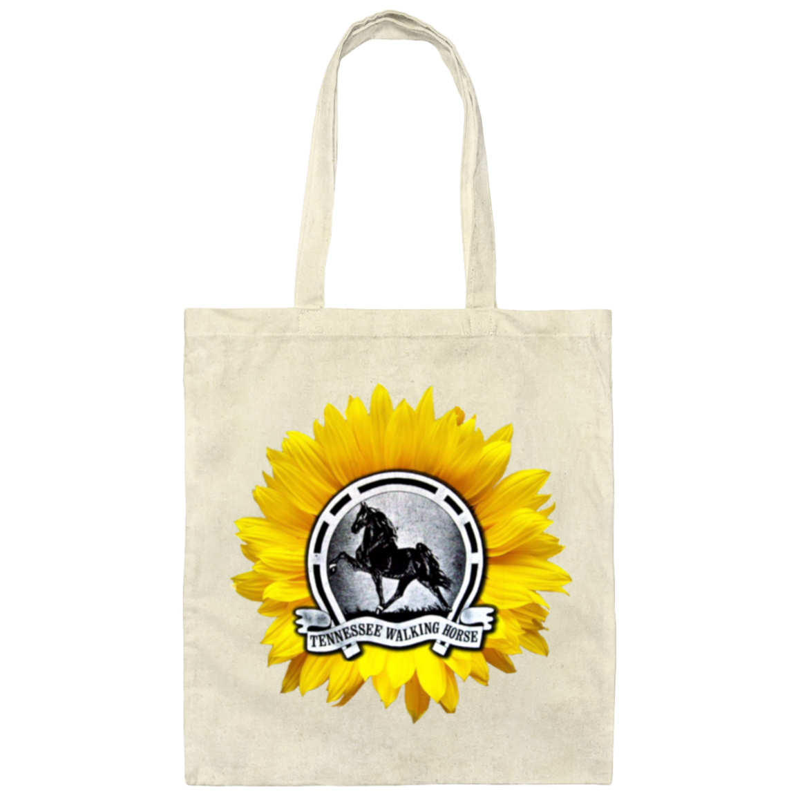 TWH Sunflower Vintage BE007 Canvas Tote Bag