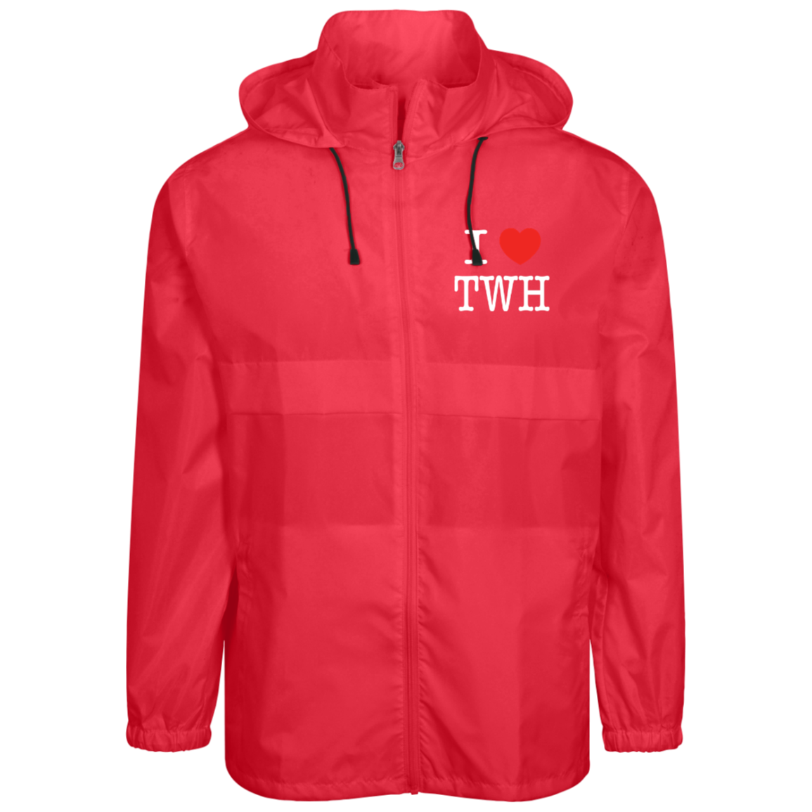 I LOVE TWH WHITE TT73 Team 365 Mens Zone Protect Lightweight Jacket