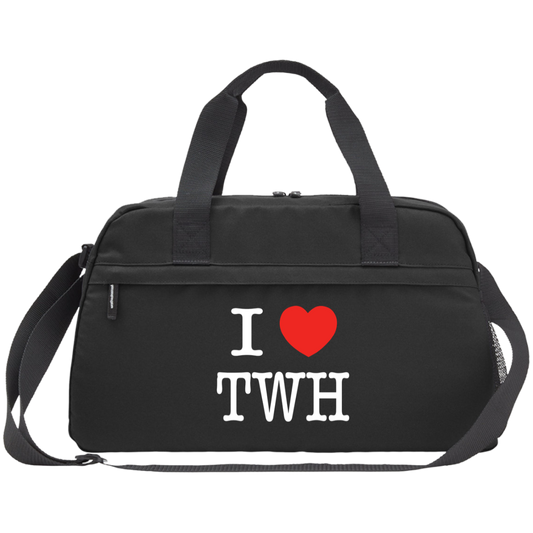 I LOVE TWH WHITE CE057 Core 365 Medium Duffel Bag