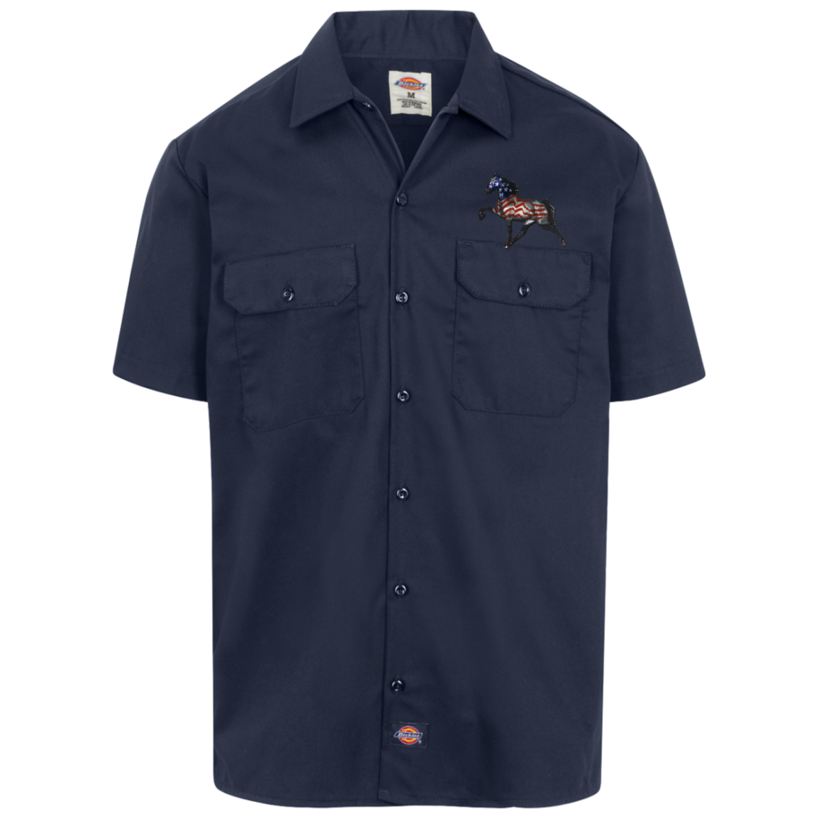 Tennessee Walking Horse Performance All American 1574 Dickies Men's Short Sleeve Workshirt