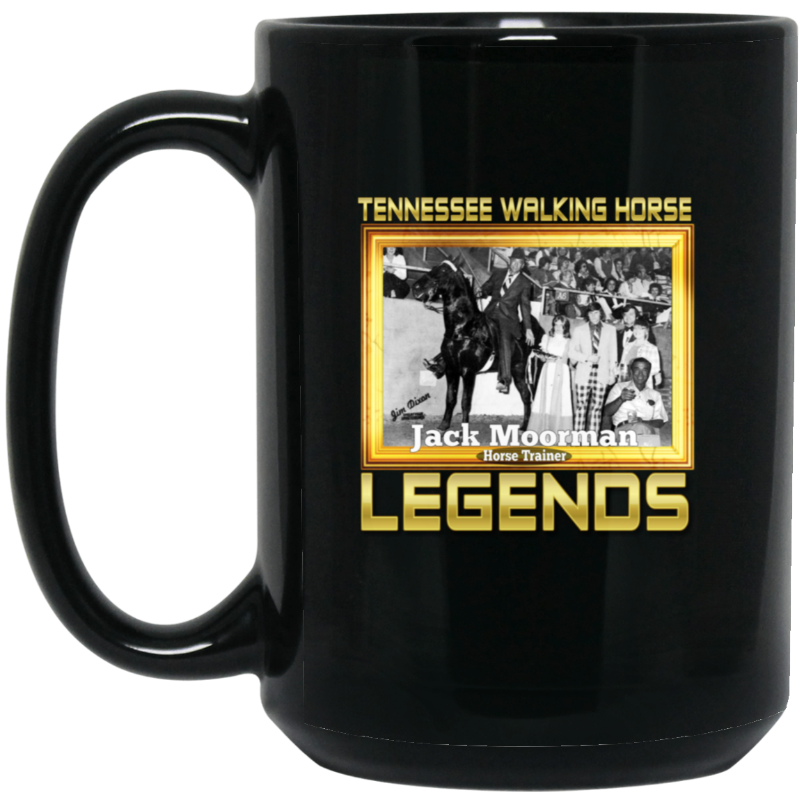 JACK MOORMAN (Legends Series) BM15OZ 15oz Black Mug