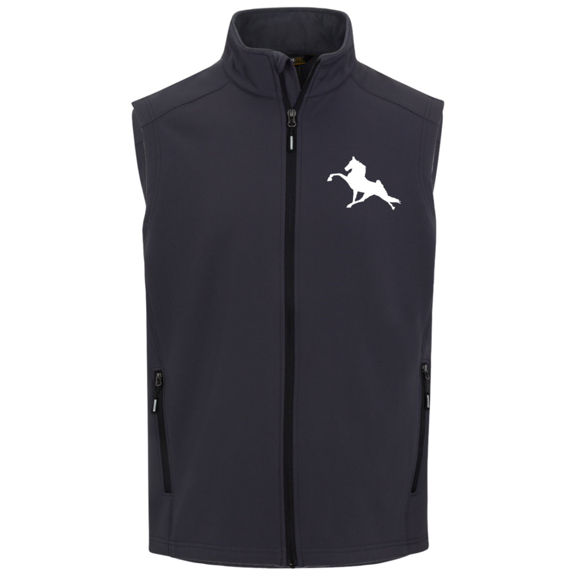 Tennessee Walking Horse Performance (WHITE) CE701 Core 365 Mens Cruise Two-Layer Fleece Bonded Soft Shell Vest