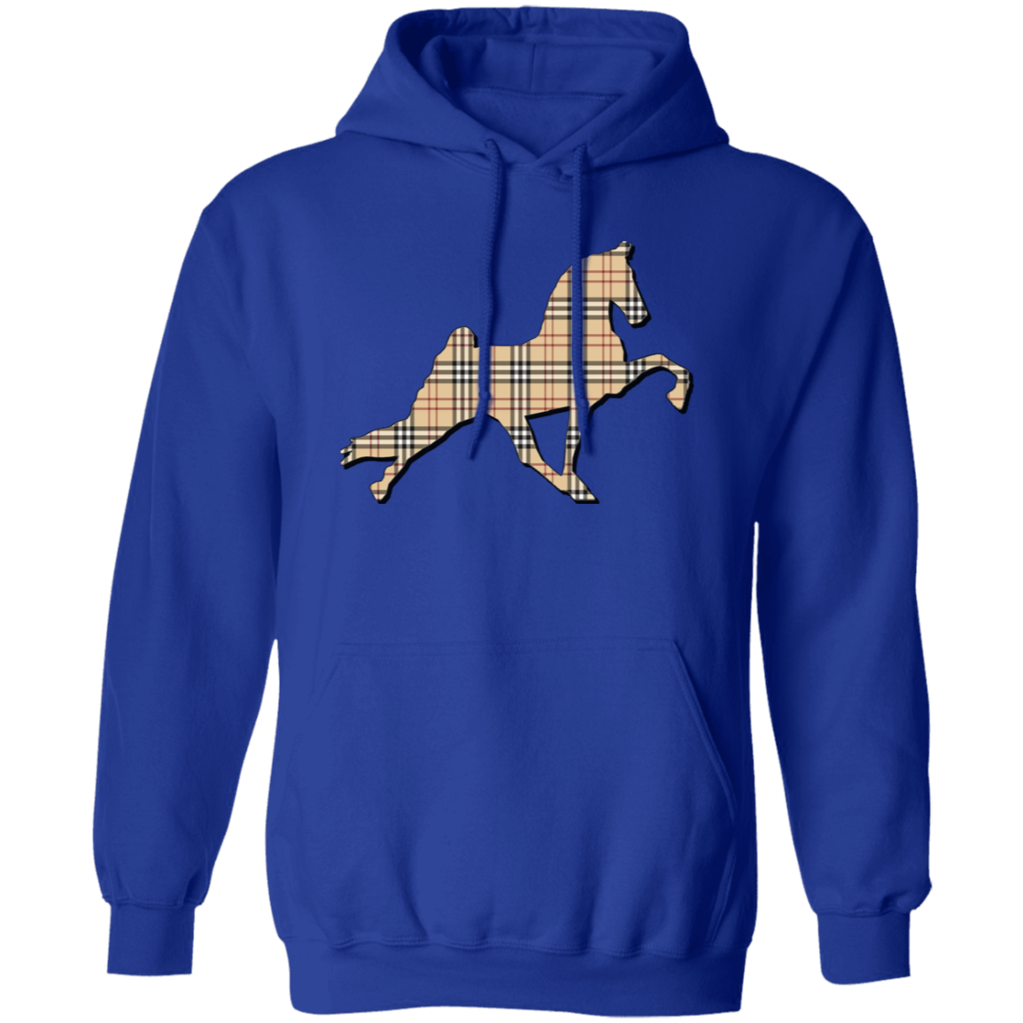 TENNESSEE WALKING PERFORMANCE HORSE  (BURBURY) G185 Gildan Pullover Hoodie