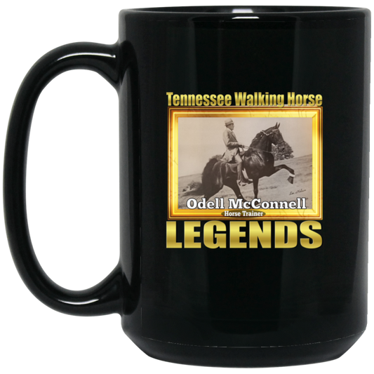 ODELL MCCONNELL (Legends Series) BM15OZ 15oz Black Mug