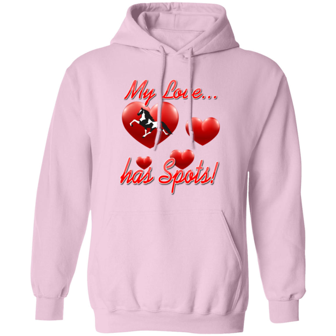 My Love Has Spots G185 Gildan Pullover Hoodie