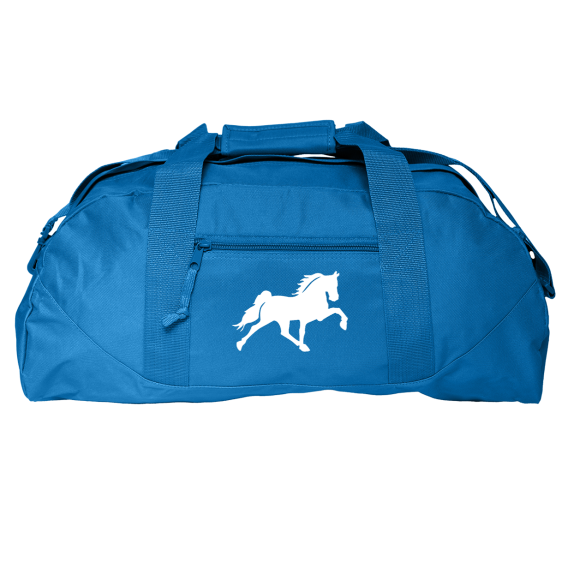 TENNESSEE WALKING HORSE DESIGN 3 JMD (WHITE) 8806 Liberty Bags Game Day Large Square Duffel