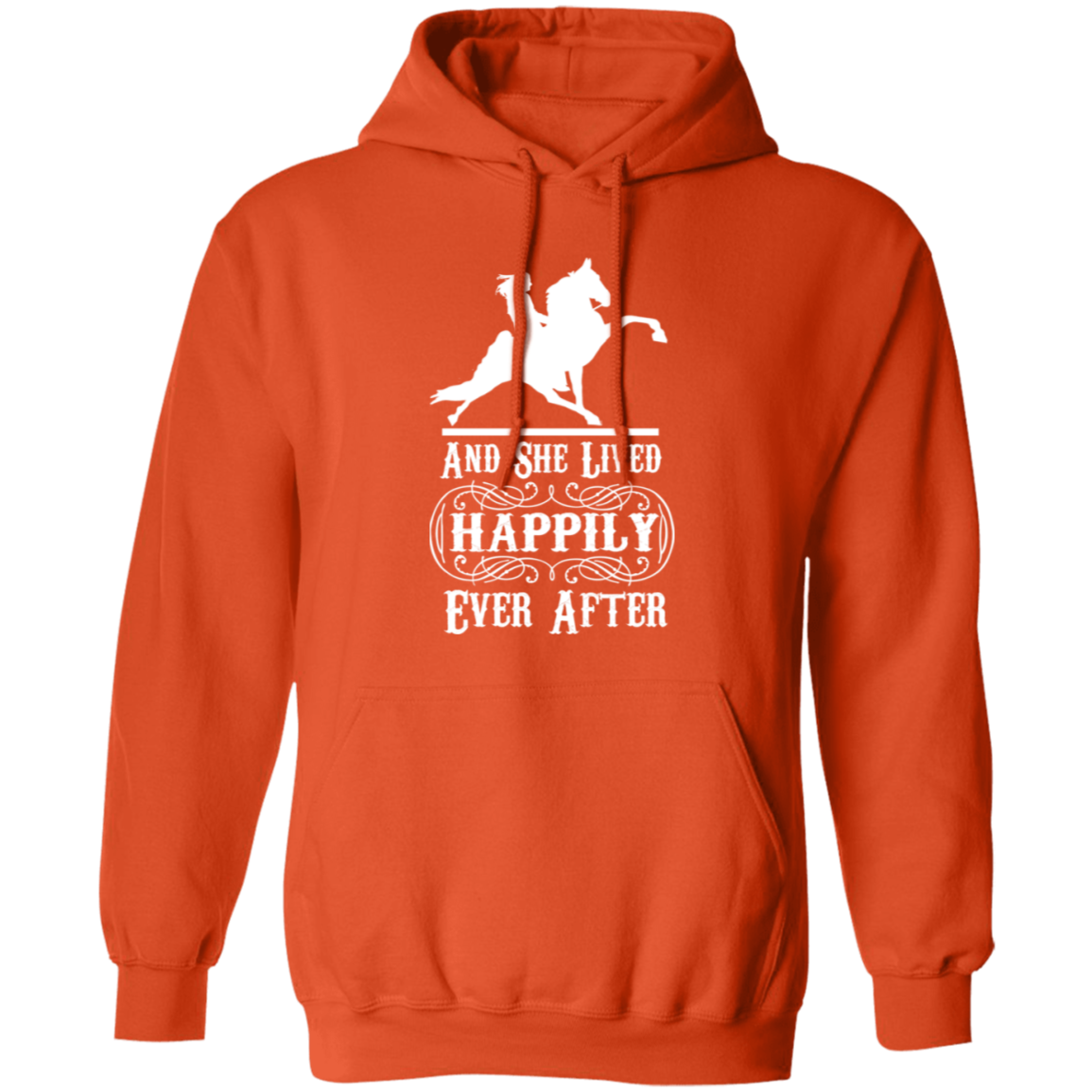 HAPPILY EVER AFTER (TWH Performance) wht G185 Gildan Pullover Hoodie