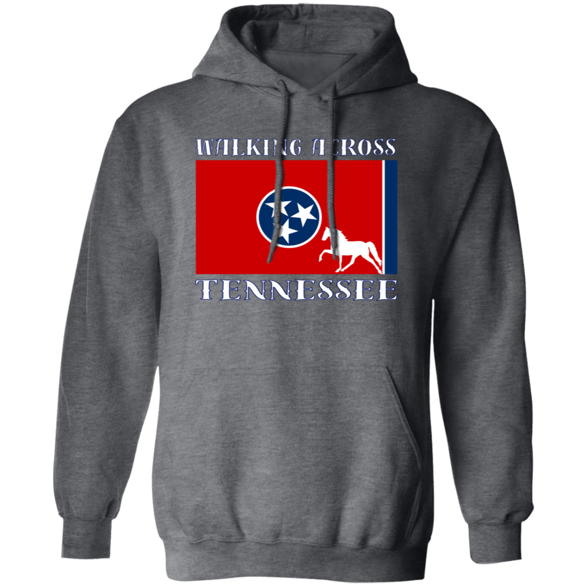 Walking Across Tennessee (Pleasure) G185 Gildan Pullover Hoodie