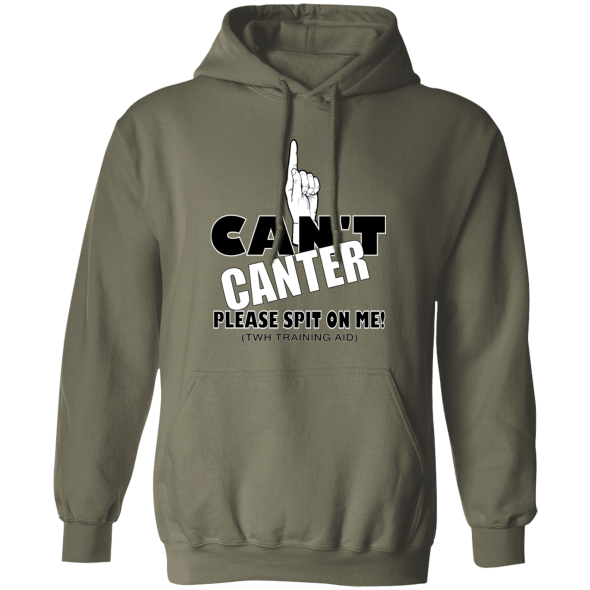 Can't Canter G185 Gildan Pullover Hoodie