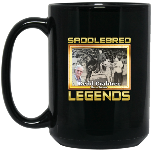 REDD CRABTREE (Legends Series) BM15OZ 15oz Black Mug