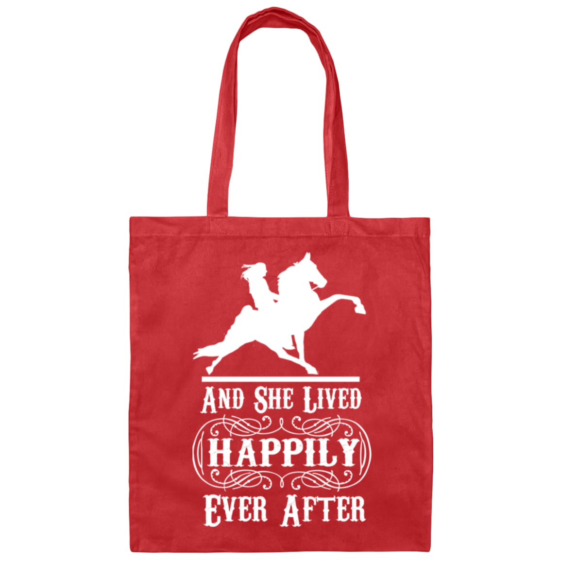 HAPPILY EVER AFTER (TWH Performance) wht BE007 Canvas Tote Bag