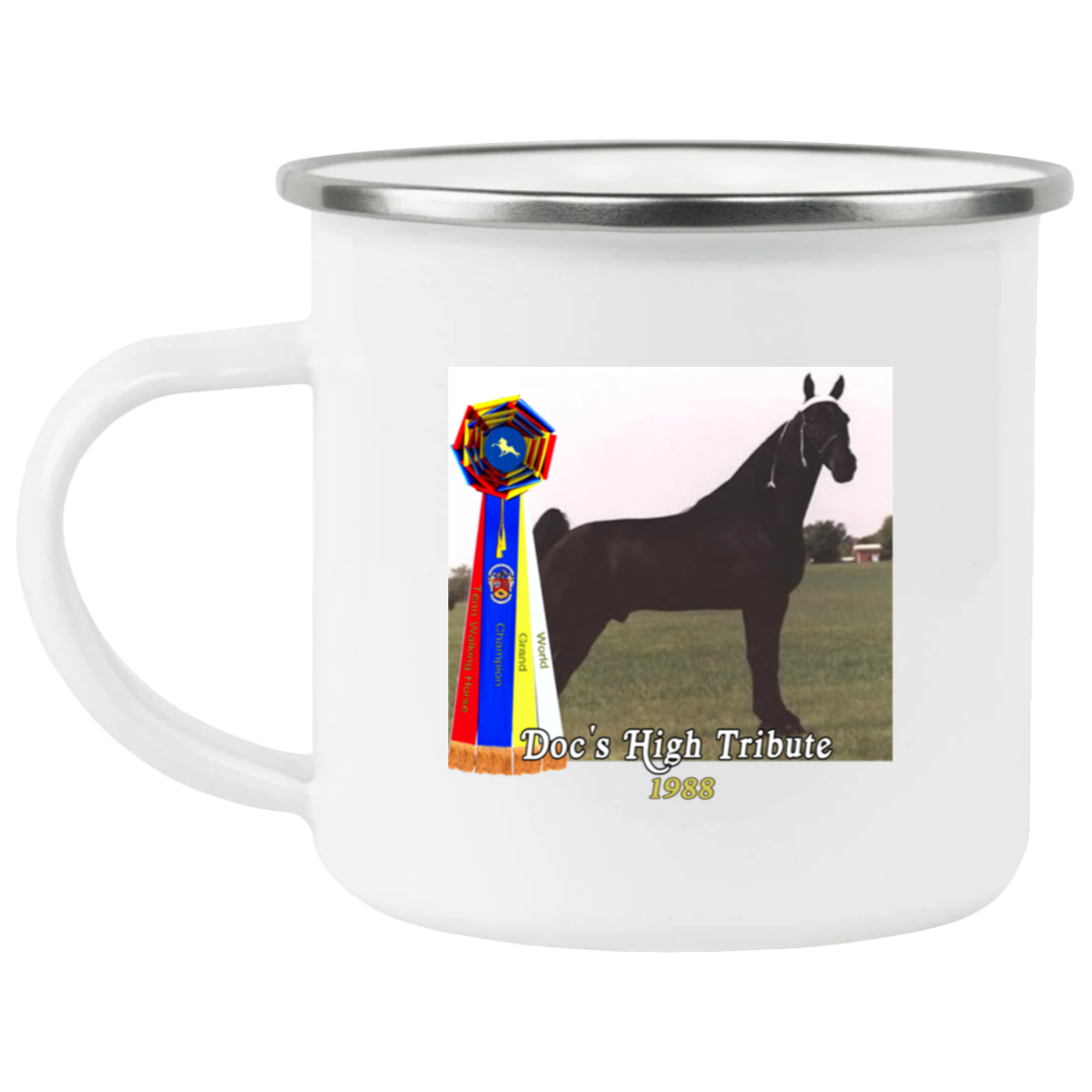 WGC DOC'S HIGH TRIBUTE 21271 Enamel Camping Mug