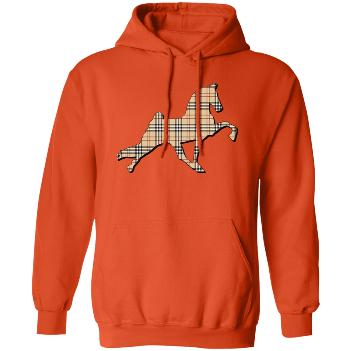 TENNESSEE WALKING PERFORMANCE HORSE  (BURBURY) G185 Gildan Pullover Hoodie