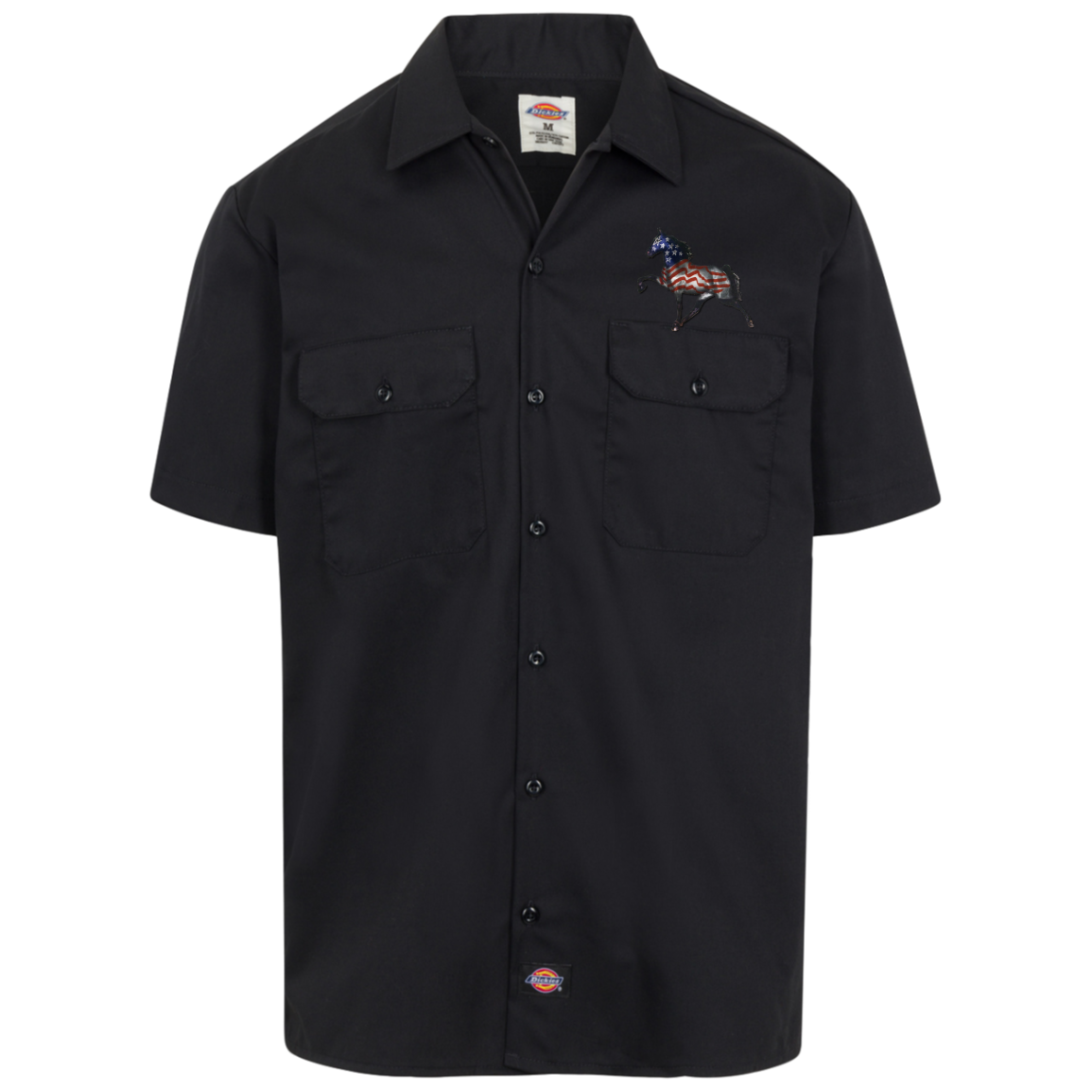 Tennessee Walking Horse Performance All American 1574 Dickies Men's Short Sleeve Workshirt