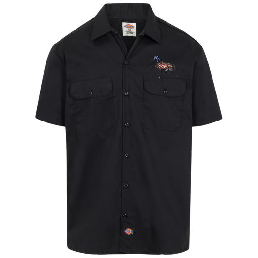 Tennessee Walking Horse Performance All American 1574 Dickies Men's Short Sleeve Workshirt