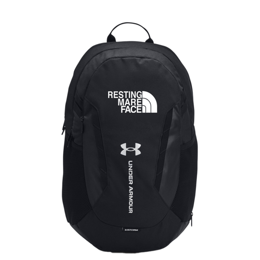 RESTING MARE FACE (white) 1384673 Under Armour Hustle 6.0 TEAM Backpack