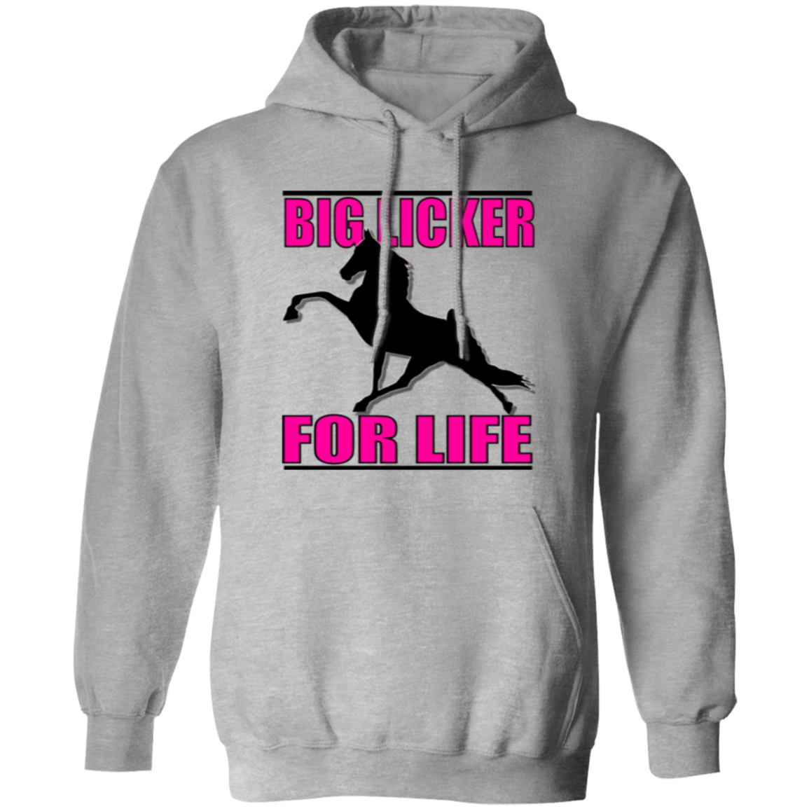 Big Licker for Life Pink G185 Gildan Pullover Hoodie