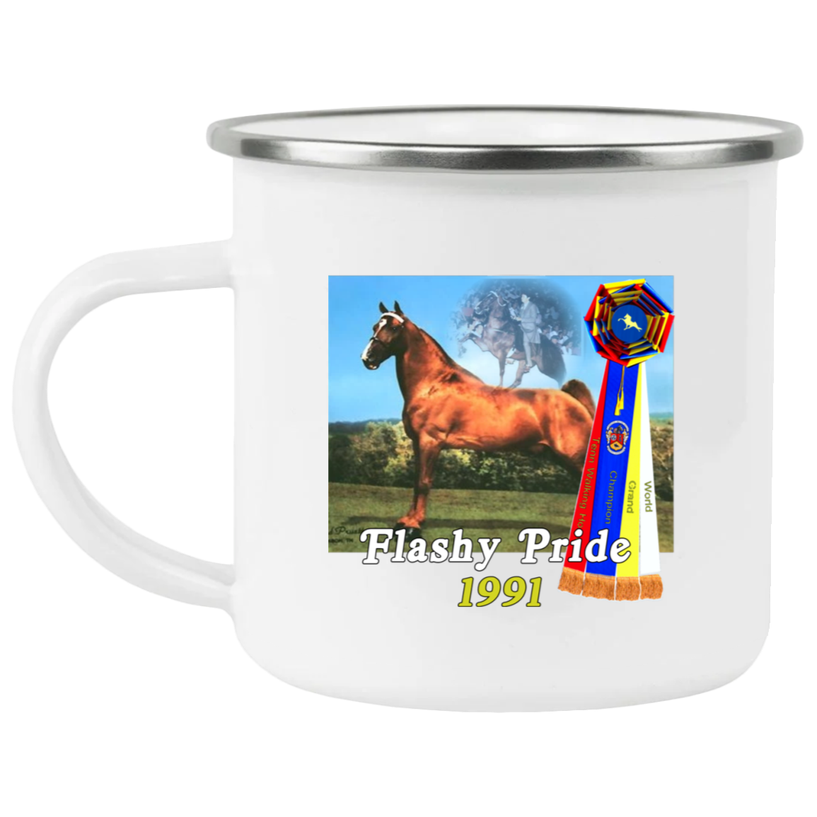 WGC FLASHY PRIDE 21271 Enamel Camping Mug