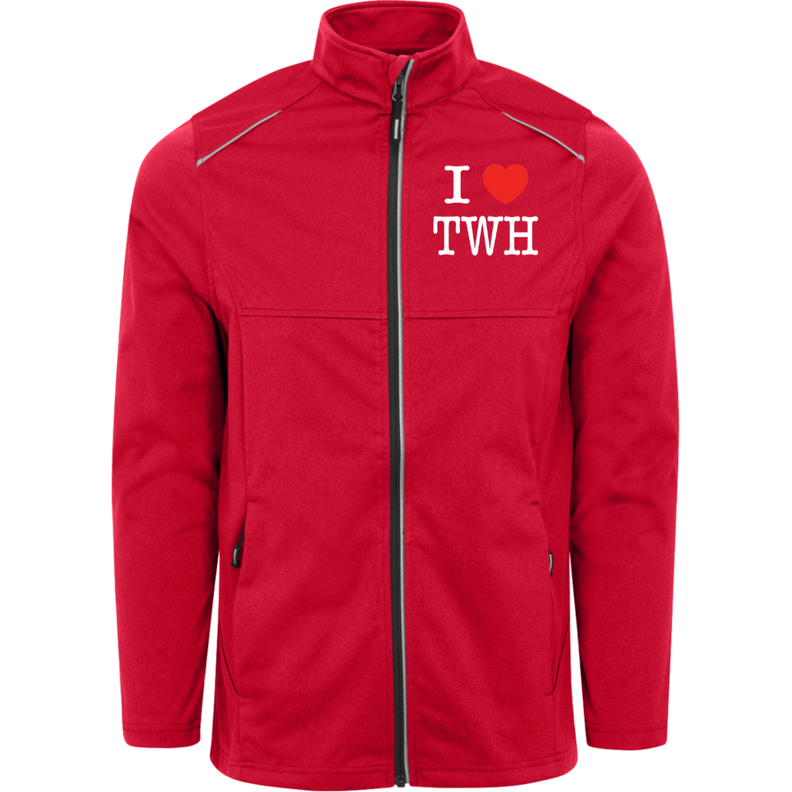 I LOVE TWH WHITE CE708 Core 365 Mens Techno Lite Tech-Shell