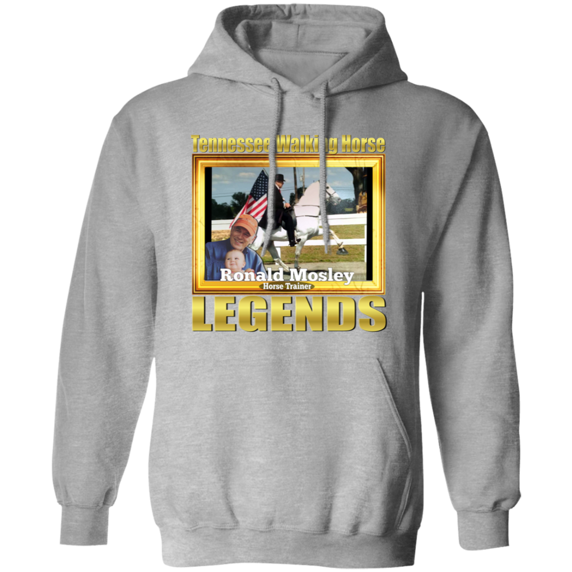 RONALD MOSLEY (Legends Series) G185 Gildan Pullover Hoodie