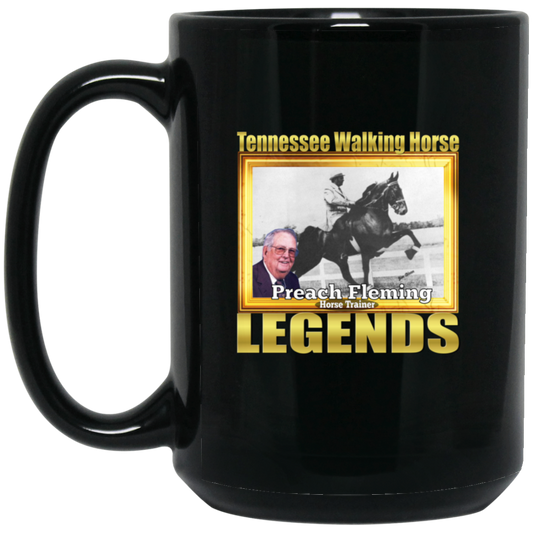 PREACH FLEMING  (Legends Series) BM15OZ 15oz Black Mug