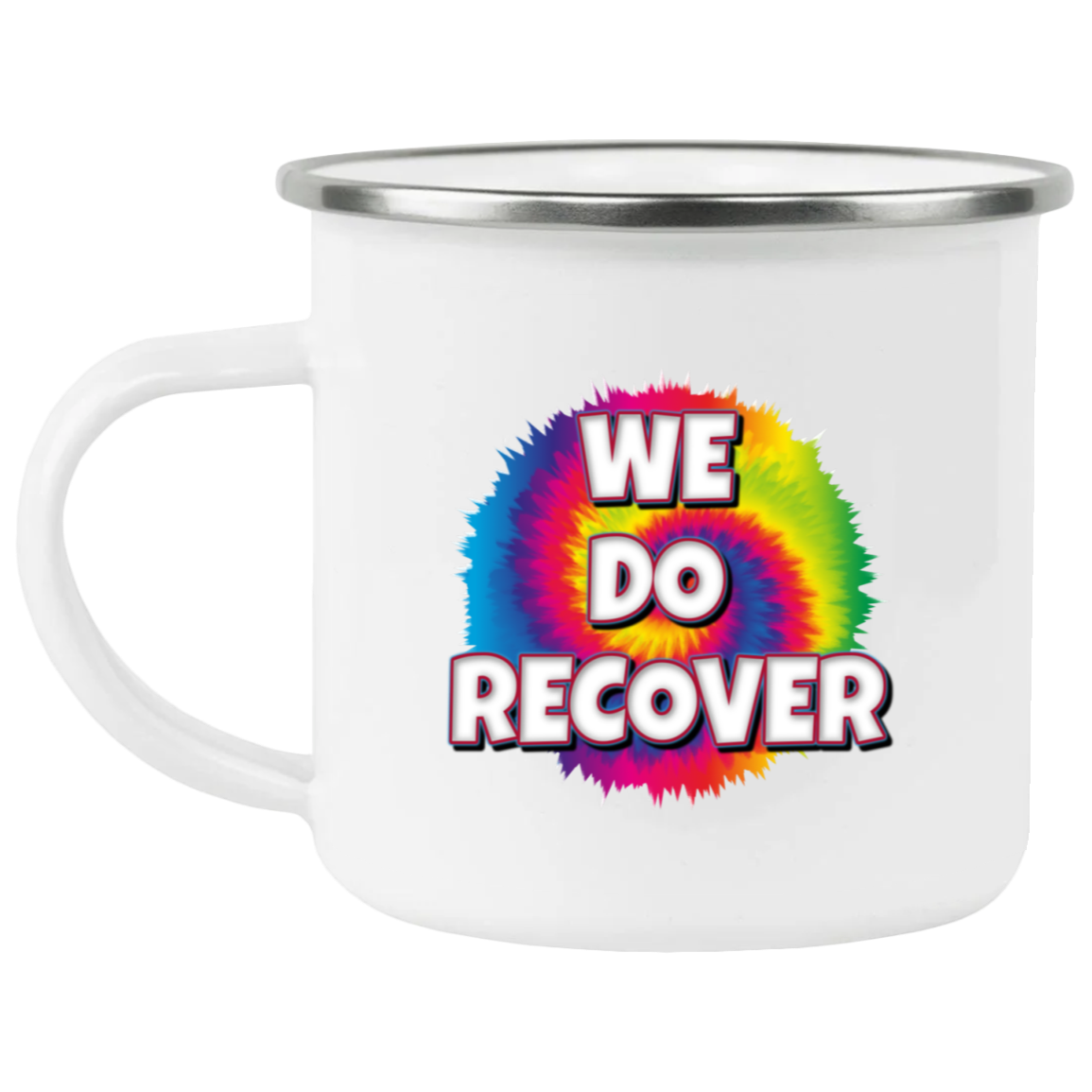 WE DO RECOVER 21271 Enamel Camping Mug