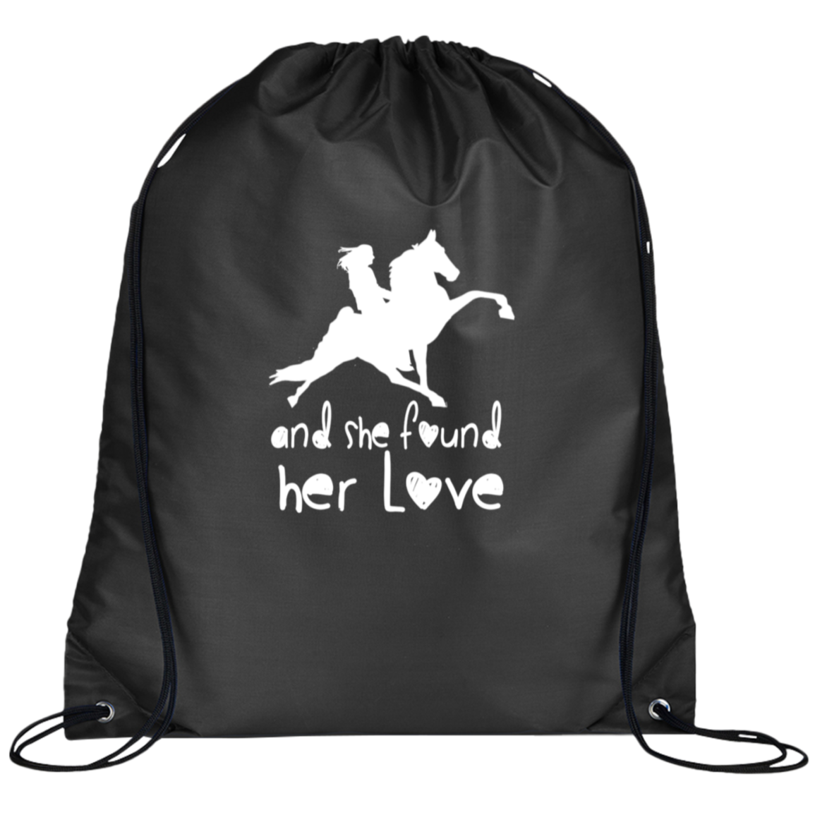 SHEFOUND HER LOVE BLANKET TWH PERFORMANCE BG100 Prime Line Drawstring Cinch Backpack