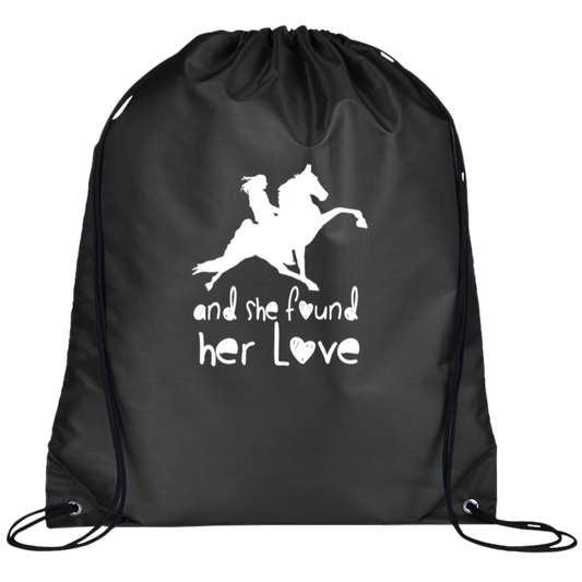 SHEFOUND HER LOVE BLANKET TWH PERFORMANCE BG100 Prime Line Drawstring Cinch Backpack