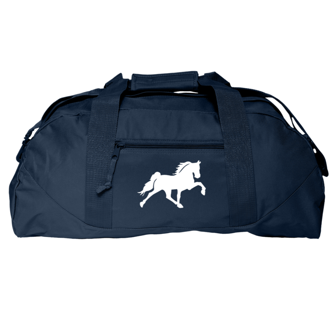 TENNESSEE WALKING HORSE DESIGN 3 JMD (WHITE) 8806 Liberty Bags Game Day Large Square Duffel