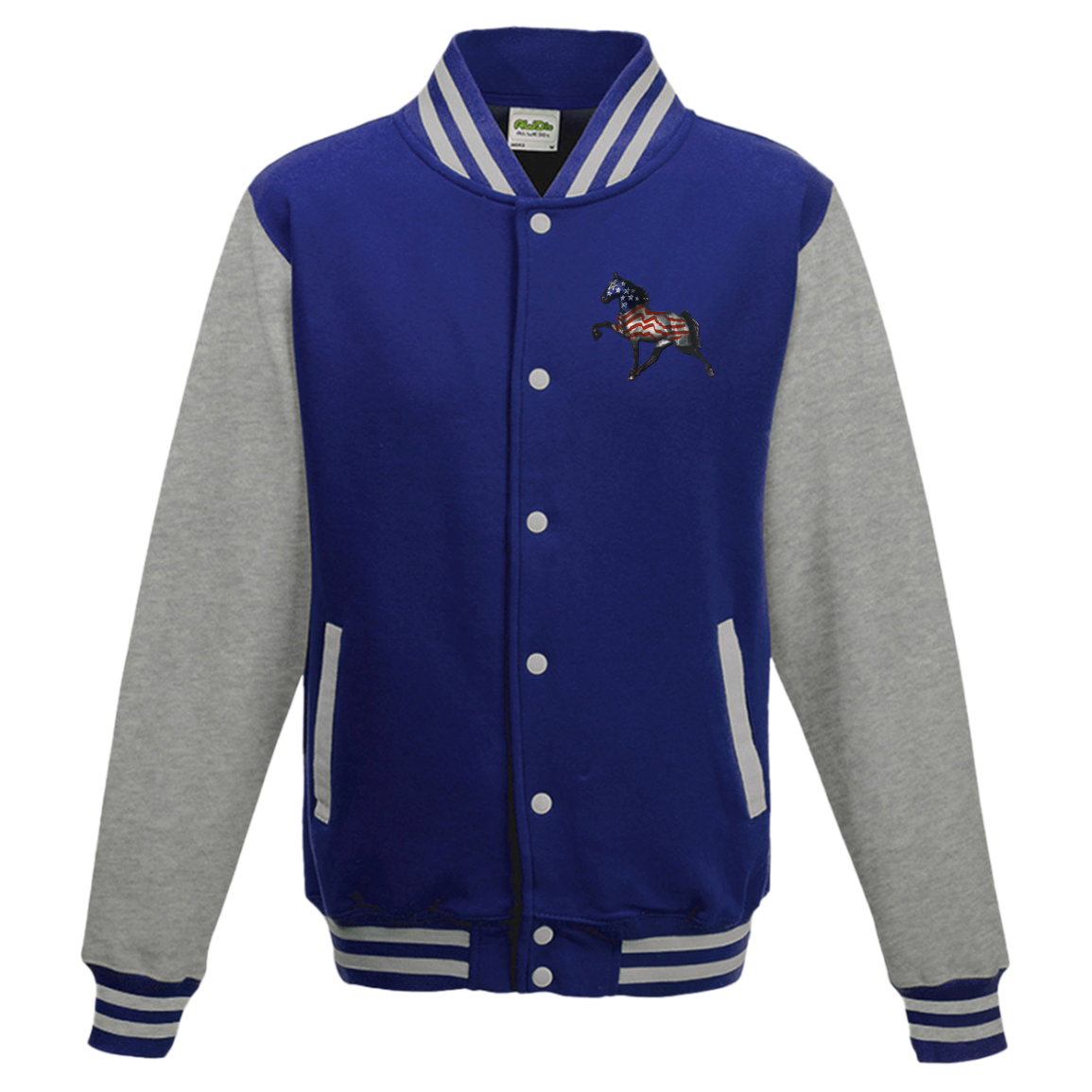 Tennessee Walking Horse Performance All American JHA043 AWDis Mens Letterman Jacket